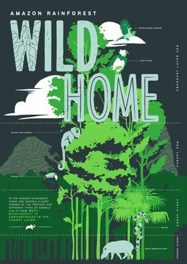 Wild Home Dark Green