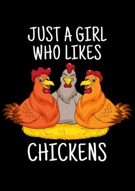 A Girl Who Loves Chicken