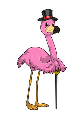 Flamingo Pensioner Cane