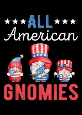 Gnomes Patriotic 4th July