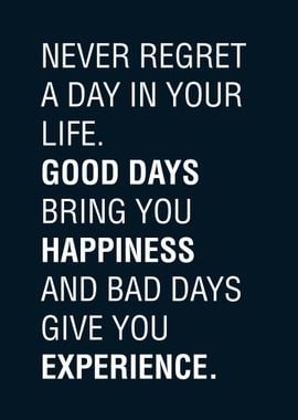 Good Day and Happiness