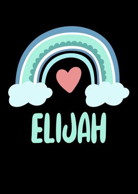 Elijah Name Rainbow Baby