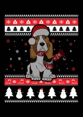 Basset Hound Christmas