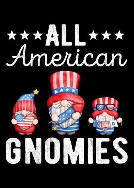 Gnomes Patriotic 4th July