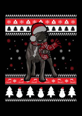 Cane Corso Ugly Christmas