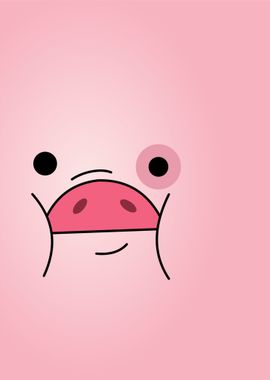 pig cute face