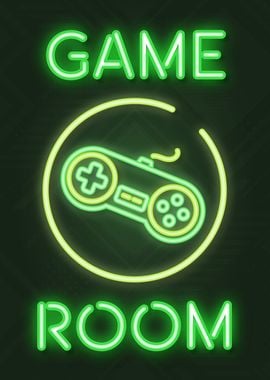 Video Game Room Neon Sign