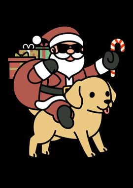 Labrador Santa Claus 