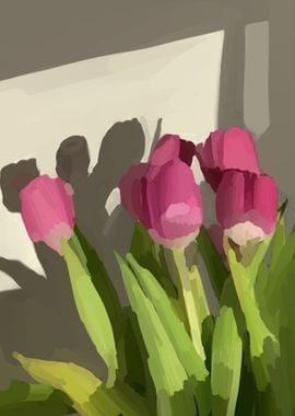 tulips painting