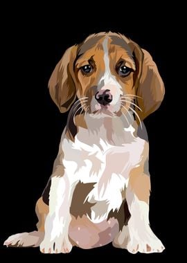 pet dog in vector style