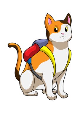 Cat Pupil School bag