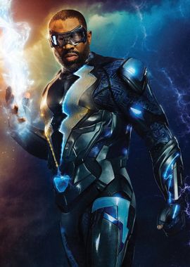 Black Lightning Superhero