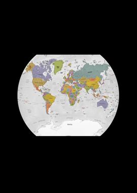 world map 