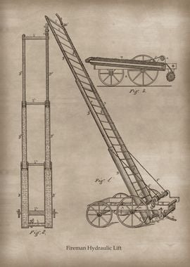 Fire Hydraulic Lift