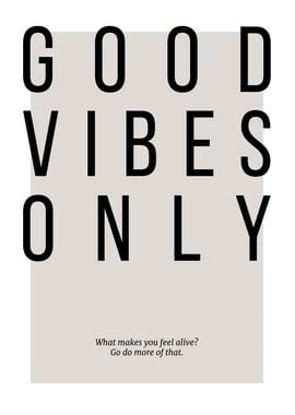 Good Vibes Only Beige