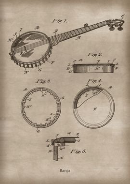 Vintage Banjo