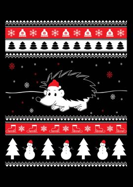 Hedgehog Ugly Christmas