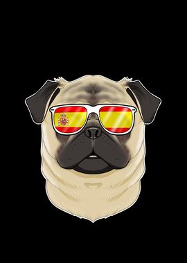 Pug I Spain Sunglasses