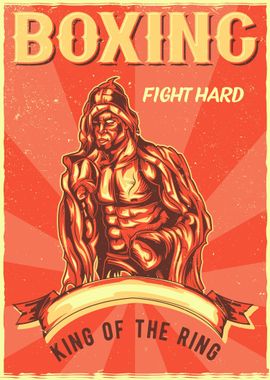 vintage boxing posters