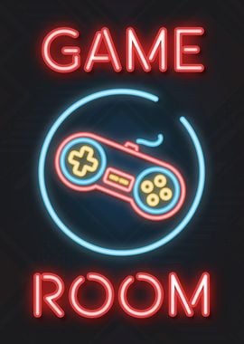 Video Game Room Neon Sign