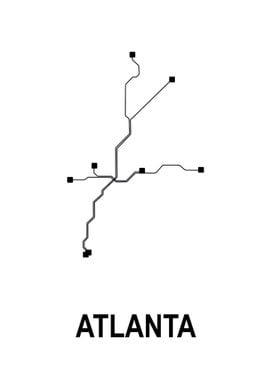 Atlanta Subway Map