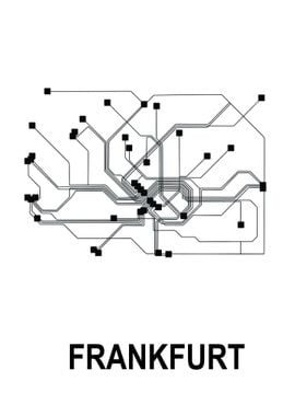 Frankfurt Subway Map