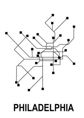 Philadelphia Subway Map