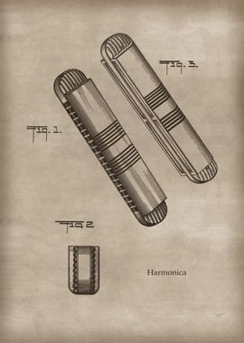 Vintage Harmonica