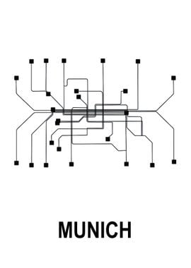 Munich Subway Map