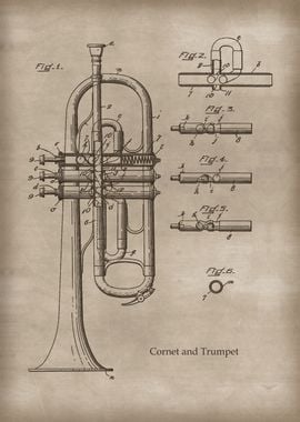 Vintage Trumpet and Cornet