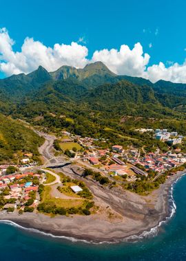 Fly over Martinique