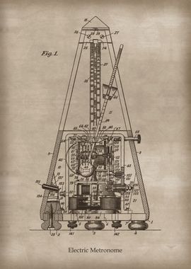 Vintage Electric Metronome