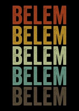 Belem Brazil Retro Vintage