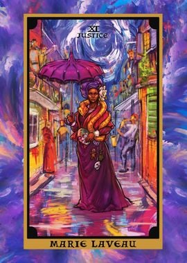 Maire Laveau Justice Tarot