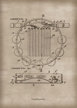Vintage Tambourine