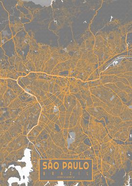 Sao Paulo Map Bauhaus