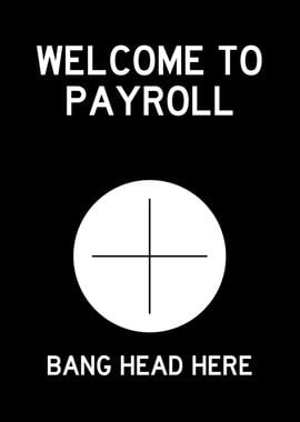 PAYROLL BANG HEAD BLACK