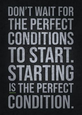 Start NOW