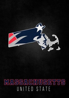 Massachusetts State Map