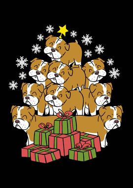 English Bulldog Christmas