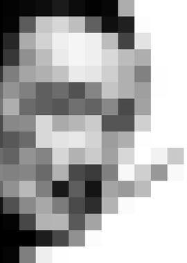 Pixel of Mustache