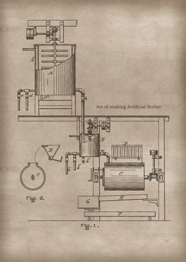 Making artificial butter