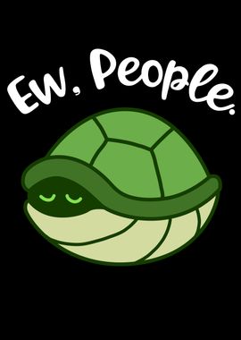 Funny Introvert Turtle