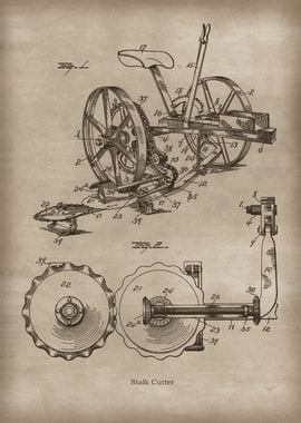 Vintage Stalk Cutter