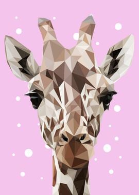 geometric animal giraffe