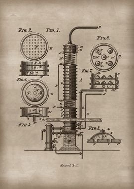 Vintage Alcohol Still