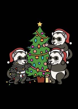 Ferret Christmas Tree 