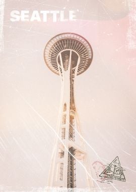 Vintage Seattle Poster