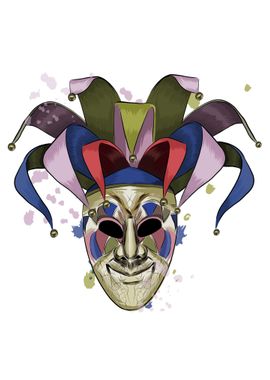 Carnival venetian mask