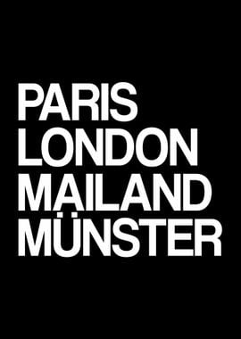 Muenster Paris London